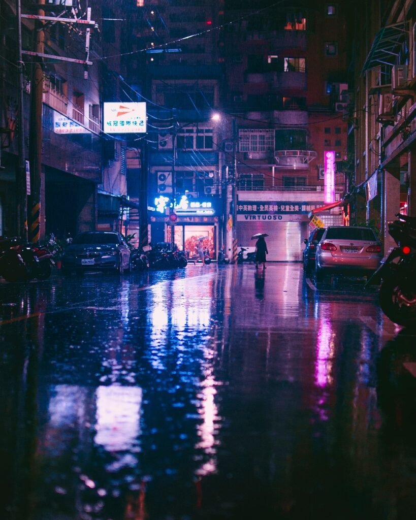 asia, rain, street, illumination, umbrella, water, travel, city, thailand, urban, relax, tumblr wallpaper, blue city, rain, rain, rain, nature, rain, rain, street, street, city, city, city